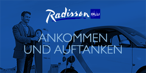 Radisson Blu - Ankommen und Aufladen