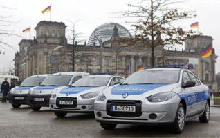 E-Fahrzeuge im Flottenversuch bei der Polizei in Berlin