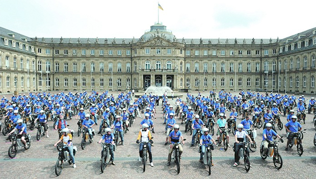 Mit den Elektronauten ging von 2010 bis 2011 die größte elektrische Testflotte Deutschlands auf Tour. Bild: EnBW