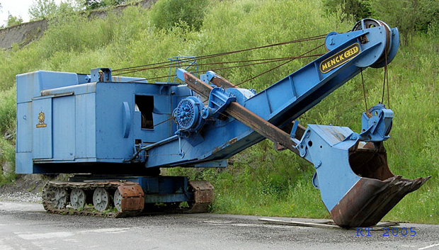 Menck Hochlöffelbagger C251. Foto: baumaschinenbilder.de