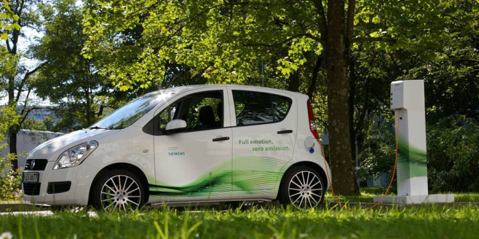 Siemens elektroauto ladestation