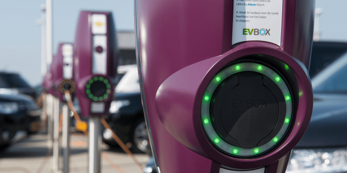 Ev box ladestation