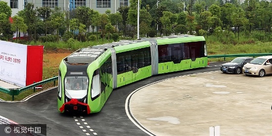 CRRC Autonomous Rail Rapid Transit ART 2zu1