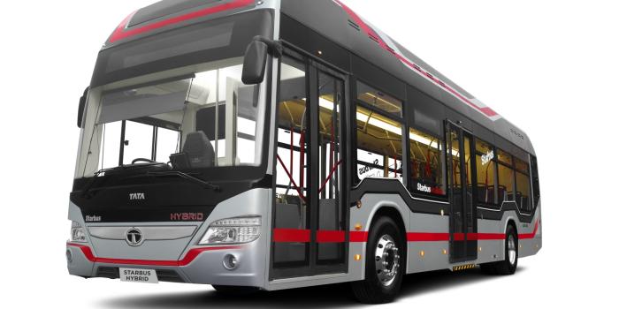 Tata hybrid bus