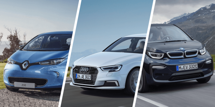 renault-zoe-audi-a3-etron-bmw-i3