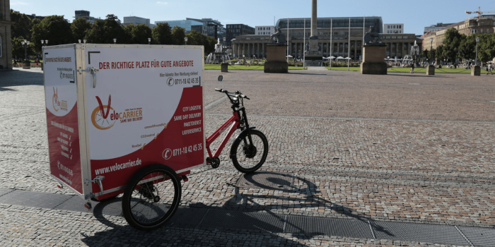 Velo carrier cargo pedelec