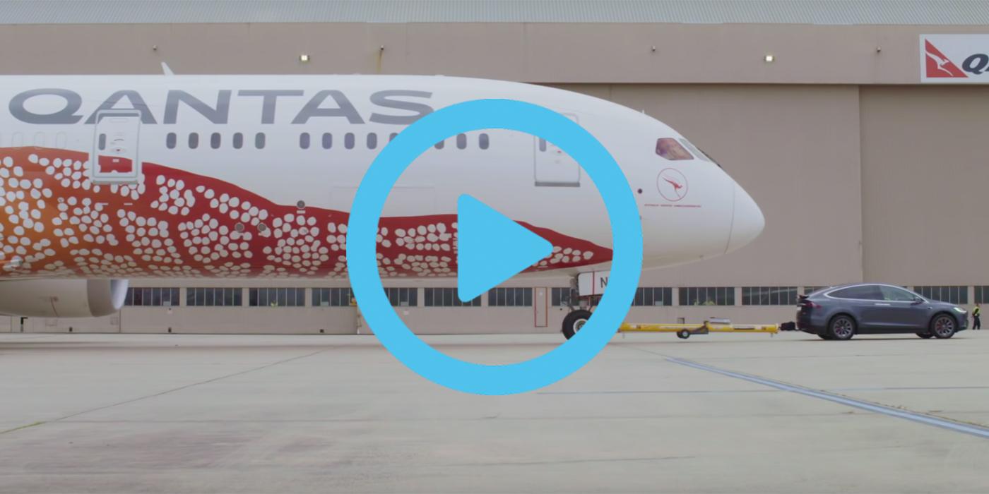 Quantas Tesla ModelX Video