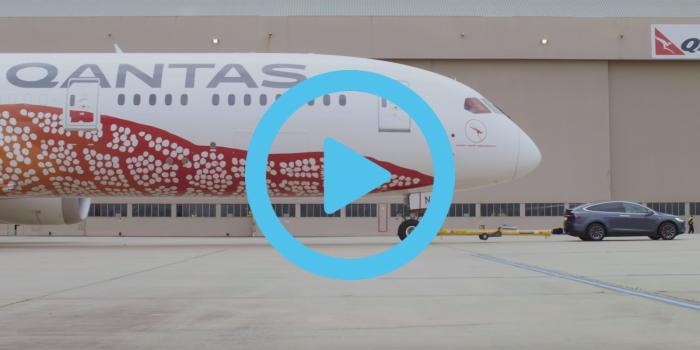 Quantas Tesla ModelX Video