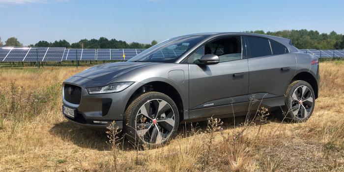 Jaguar I Pace Brandenburg Solarpark