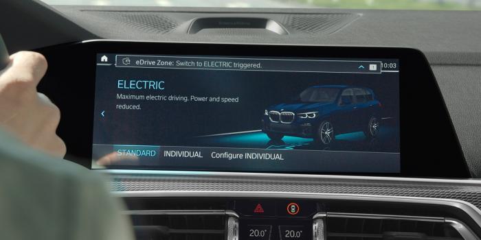 BMW eDrive Zones2 Display