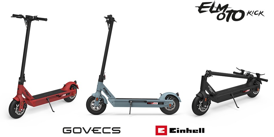Govecs einhell elmoto kick e tretroller