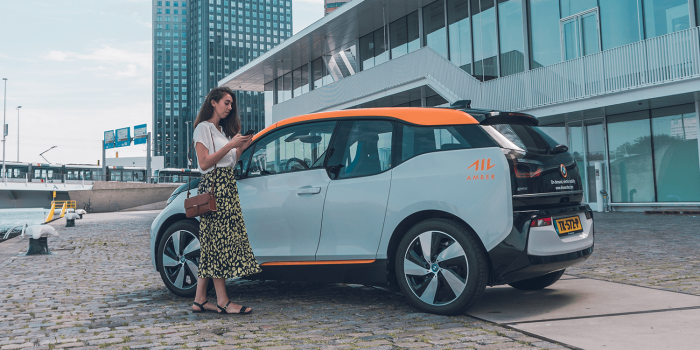 Amber carsharing niederlande netherlands rotterdam