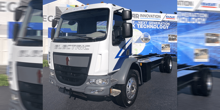 Kenworth k270e e lkw electric truck ces min