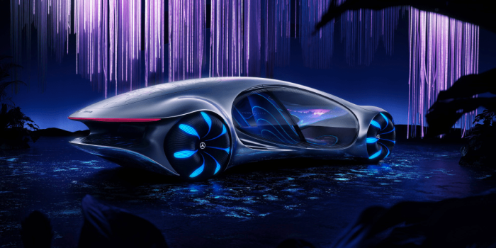 Mercedes benz vision avtr ces min