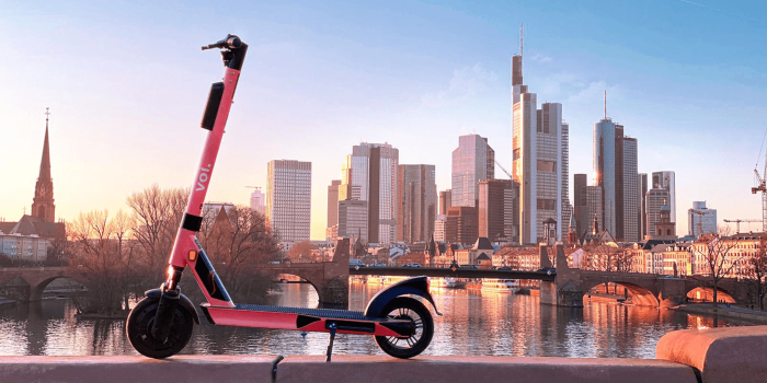 Voi e tretroller electric kick scooter frankfurt