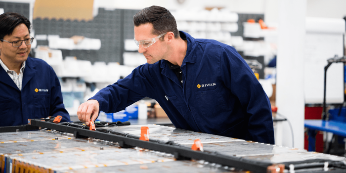 Rivian automotive r1t r1s batterie battery min