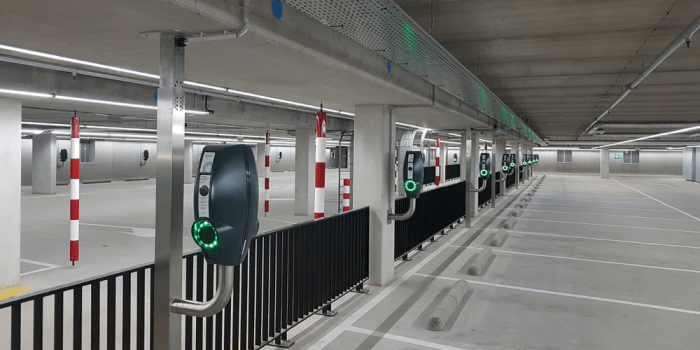 Evbox ladestation charging station unilever wageningen niederlande netherlands min