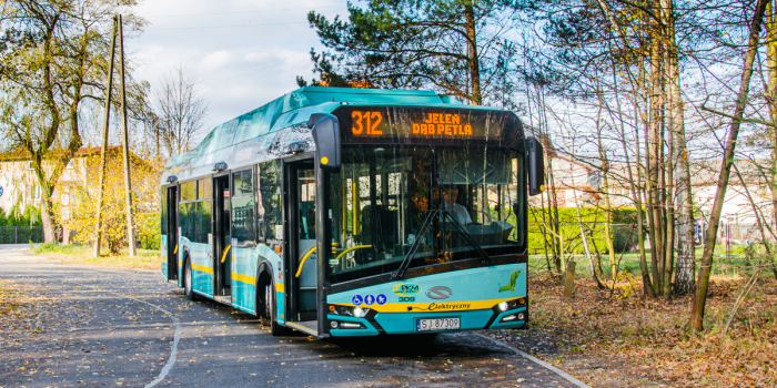 Solaris urbino electric elektrobus electric bus polen poland pkm jaworzno min
