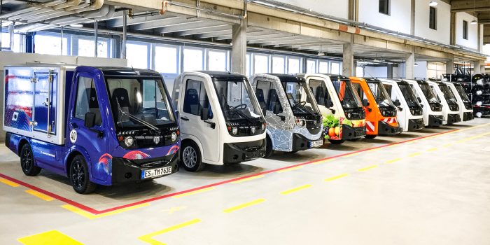 Tropos motors able e transporter electric transporter produktion production min