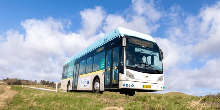 Van hool a brennstoffzellen bus fuel cell bus daenemark denmark aalborg min