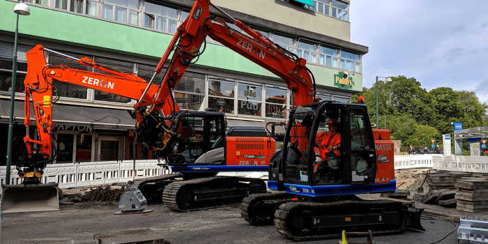 Suncar hk ze elektro bagger electric excavator min