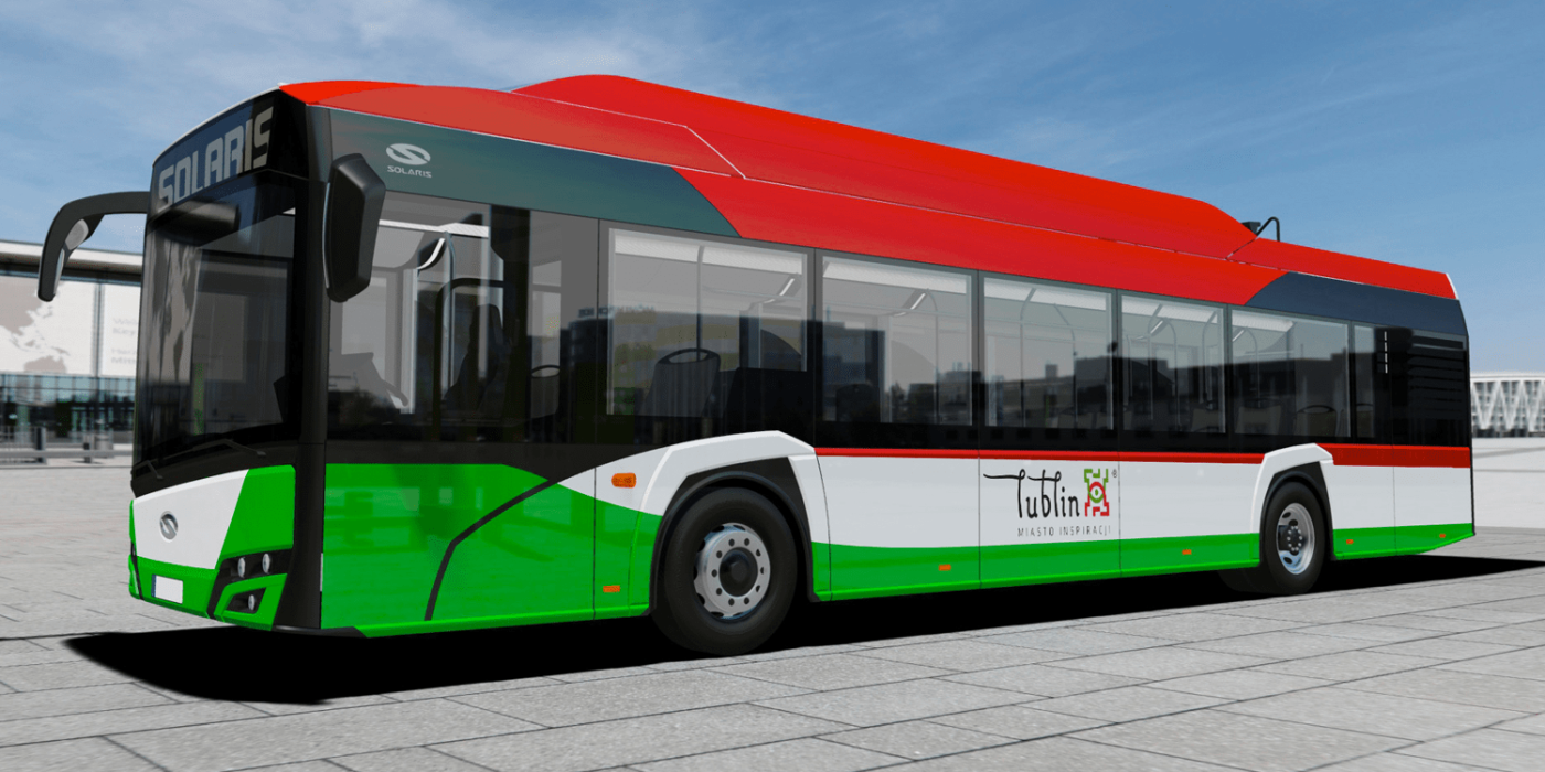 Solaris urbino electric elektrobus electric bus lublin polen poland min