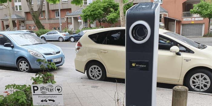 The drivery wirelane ladestation charging station min