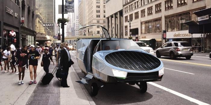 Urban aeronautics rendering