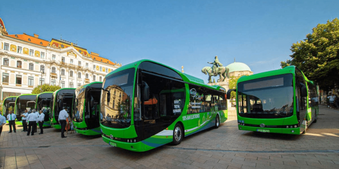 Byd elektrobus electric bus tueke busz pecs ungarn hungary min