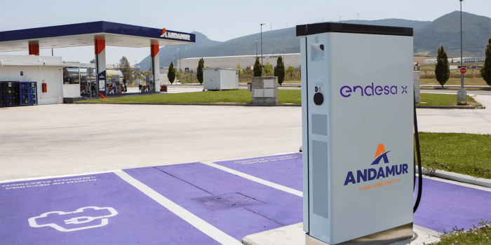Endesa x andamur ladestation charging station spanien spain min