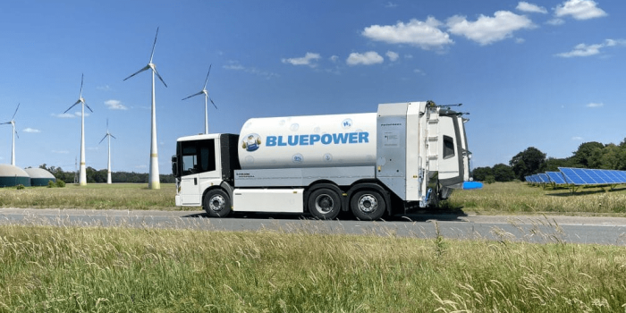 Faun bluepower brennstoffzellen lkw fuel cell truck prototyp min
