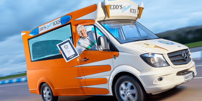 Guinness world records ice cream van min
