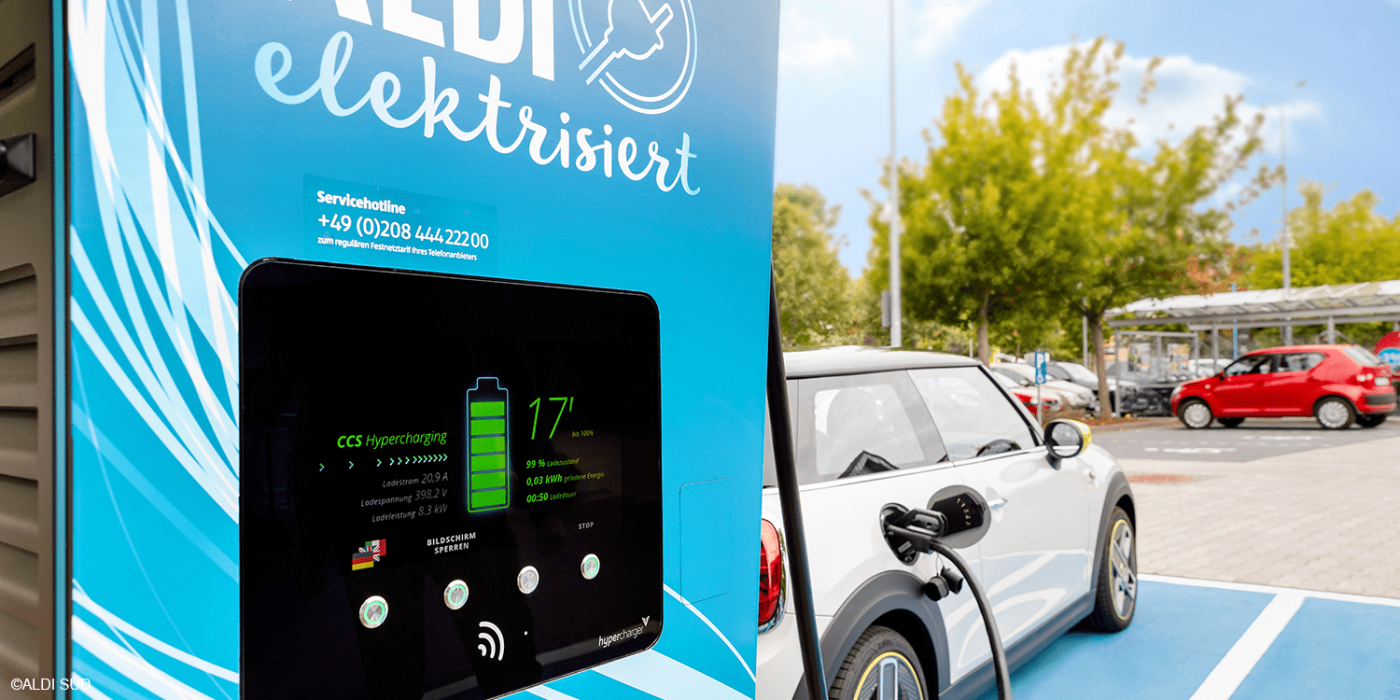 Aldi sued ladestation charging station min