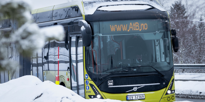 Volvo electric articulated elektrobus electric bus norwegen norway min