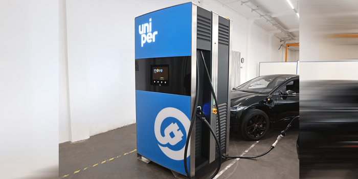 Uniper ladestation charging station min