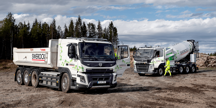 Volvo e lkw electric truck swerock min