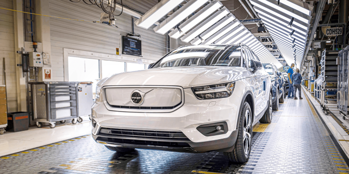 Volvo xc recharge bev produktion production min