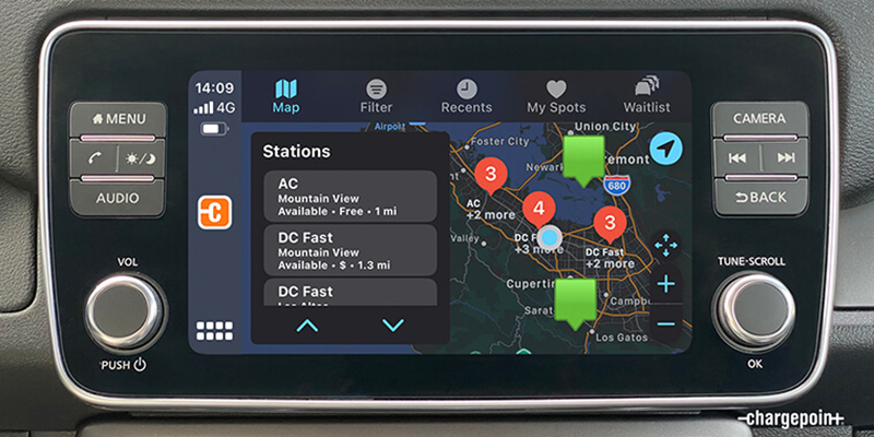 Chargepoint apple carplay app