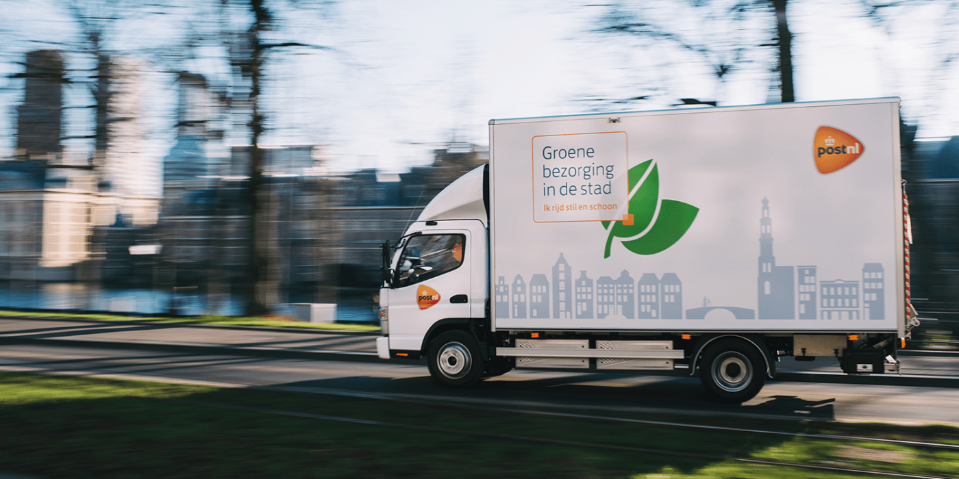 Fuso ecanter e lkw electric truck postnl niederlande netherlands min