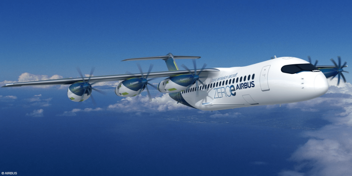 Airbus zeroe pods e flugzeug electric aircraft min