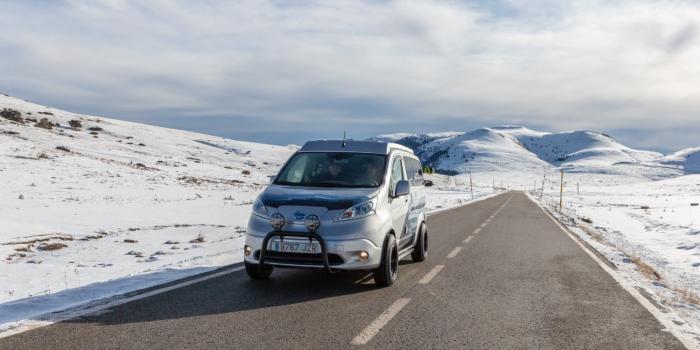 Nissan e nv winter camper concept