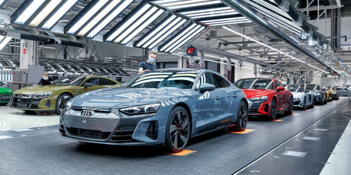 Audi e tron gt produktion production min