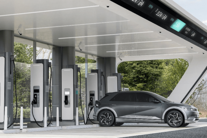 Hyundai e pit ladestation charging station min e