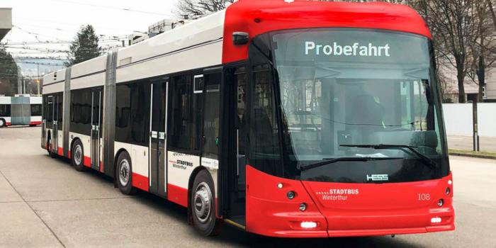 Stadtbus Winterthur eBusse Hess