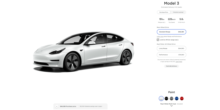 Tesla model canada kurzschluss min