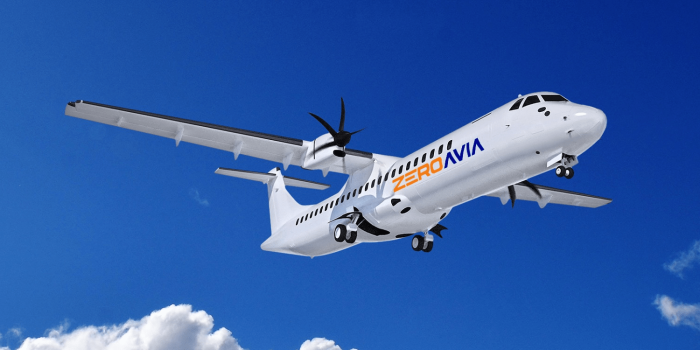 Zeroavia brennstoffzellen flugzeug fuel cell aircraft min