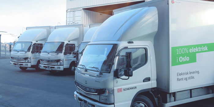 Fuso ecanter e lkw electric truck db schenker norwegen norway min