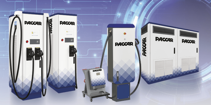 Paccar ladestation charging station min