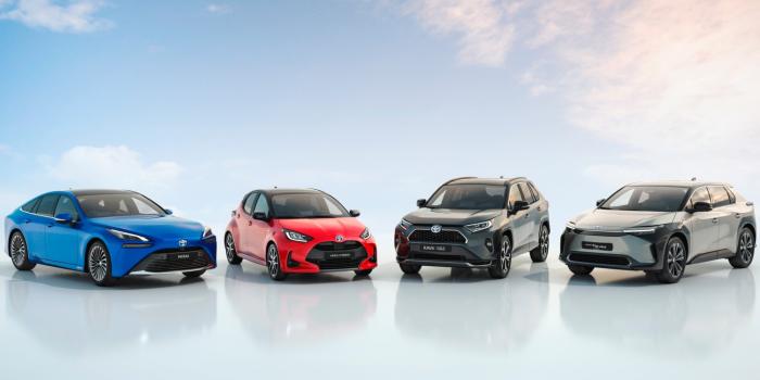 Toyota electrified range