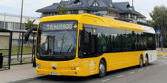 Byd elektrobus electric bus finnland finland min